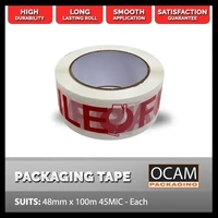 Packaging Tape Fragile 48mm x 100m 45MIC - Each
