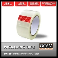 Packaging Tape Clear 48mm x 100m 45MIC - Each